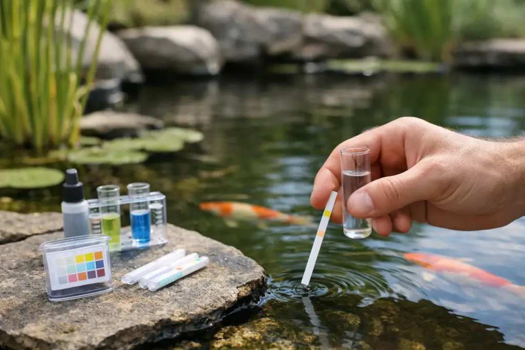 Waterhardheid in vijver meten: zo doet u dat